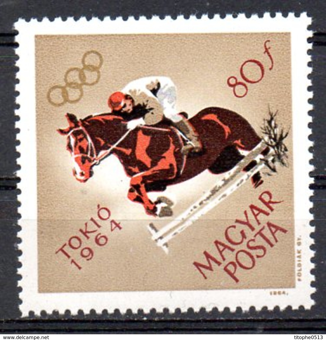 HONGRIE. N°1652 De 1964. Equitation Aux J.O. De Tokyo. - Jumping