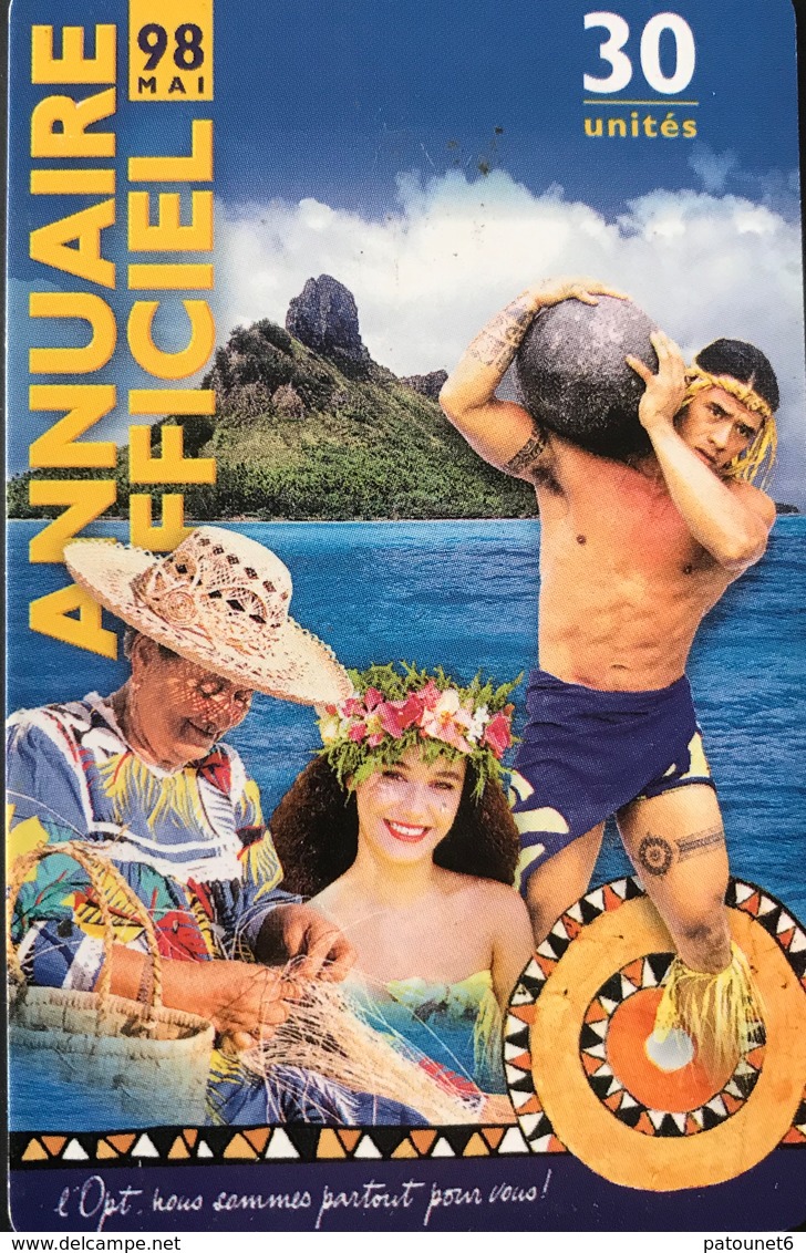 POLYNESIE FRANCAISE  -  PhoneCard  -  Annuaire 98  - 30 Unités  -  PF 71 - French Polynesia