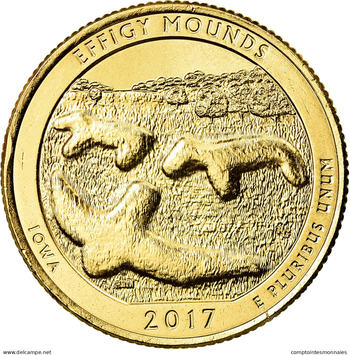 Monnaie, États-Unis, Quarter, 2017, Philadelphie, SPL, Copper-Nickel Clad - 2010-...: National Parks