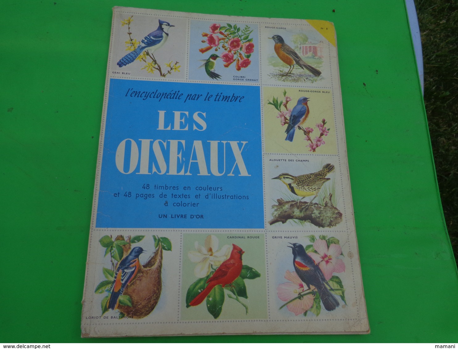 Lot De 2 L'encyclopedie Par Le Timbre -les Voyages De Gulliner N°13 Les Oiseaux N°8 - Altri & Non Classificati