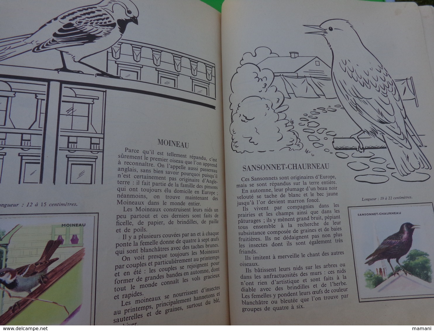 lot de 2 l'encyclopedie par le timbre -les voyages de gulliner n°13 les oiseaux n°8