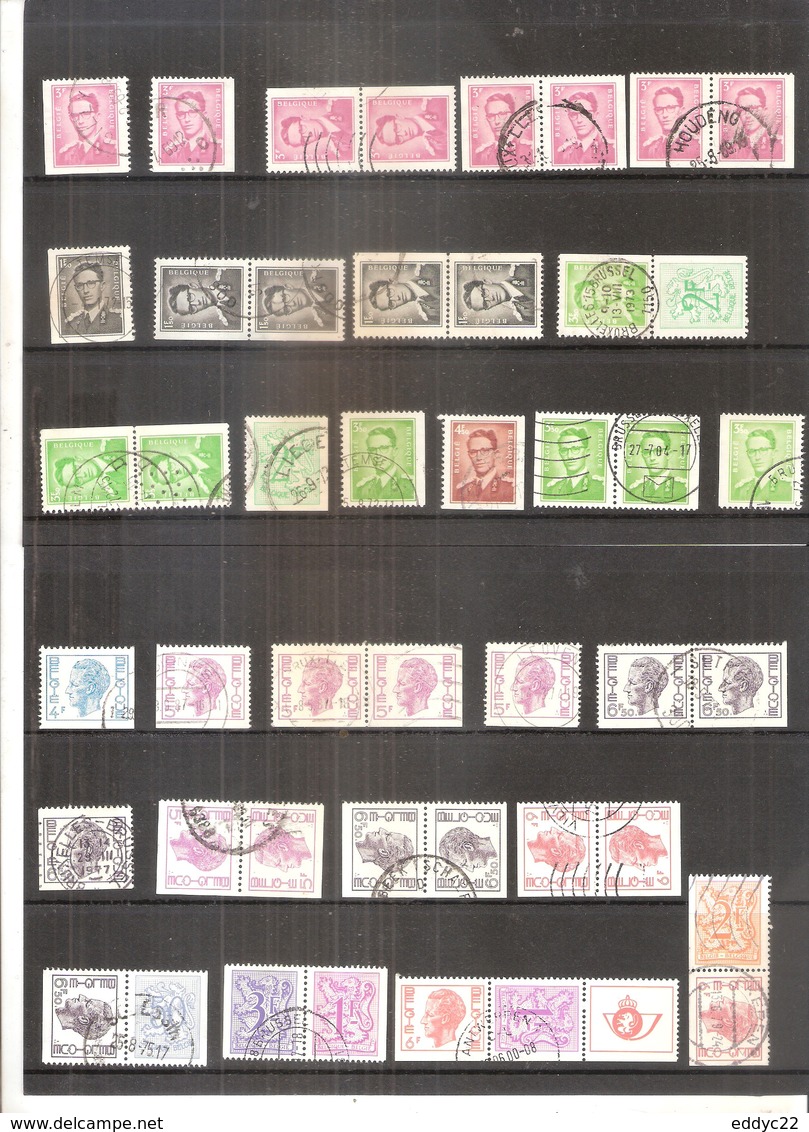 Petit Ensemble De Timbres Provenant De Carnets - Tous Différents - Obl/gest/used (à Voir) - Ohne Zuordnung