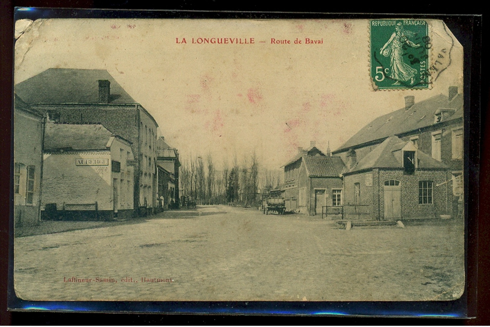 CPA  LA LONGUEVILLE  ROUTE DE BAVAI    / A1 - Other & Unclassified