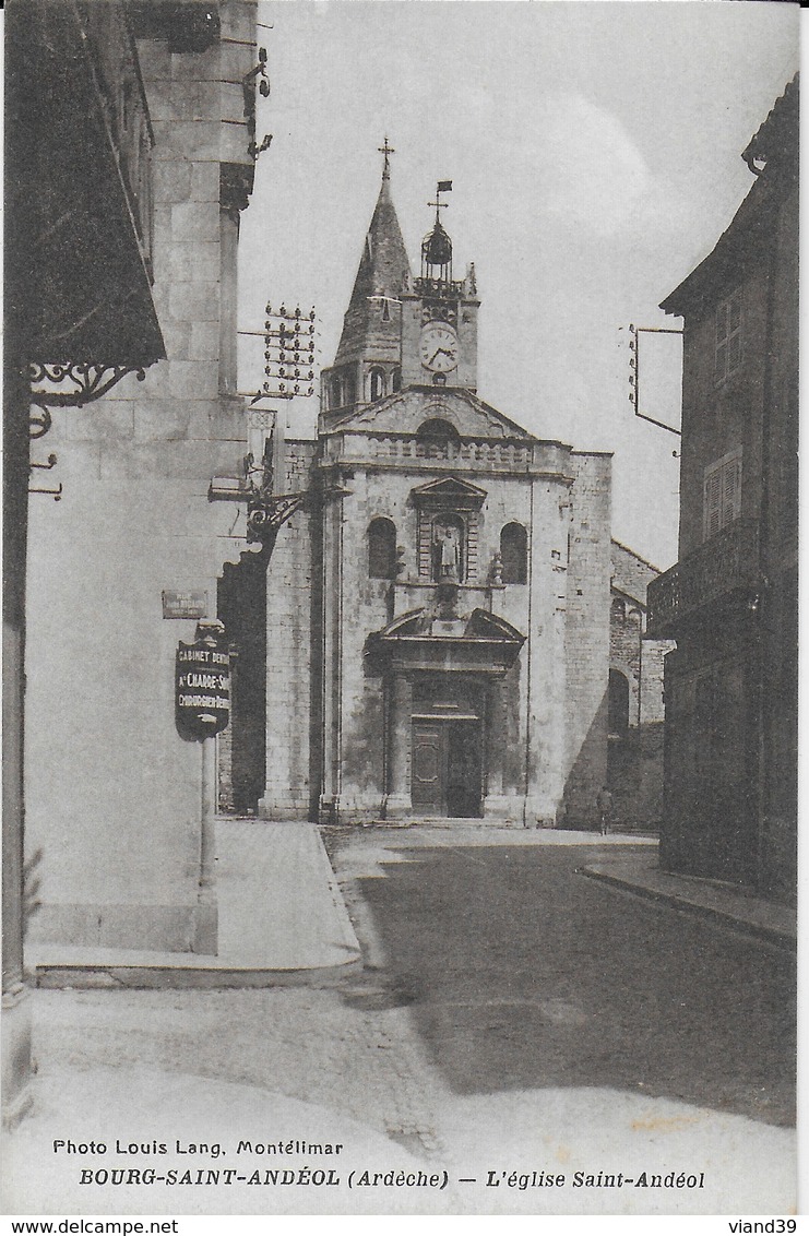 St Andeol - L'église Saint Andéol - Bourg-Saint-Andéol