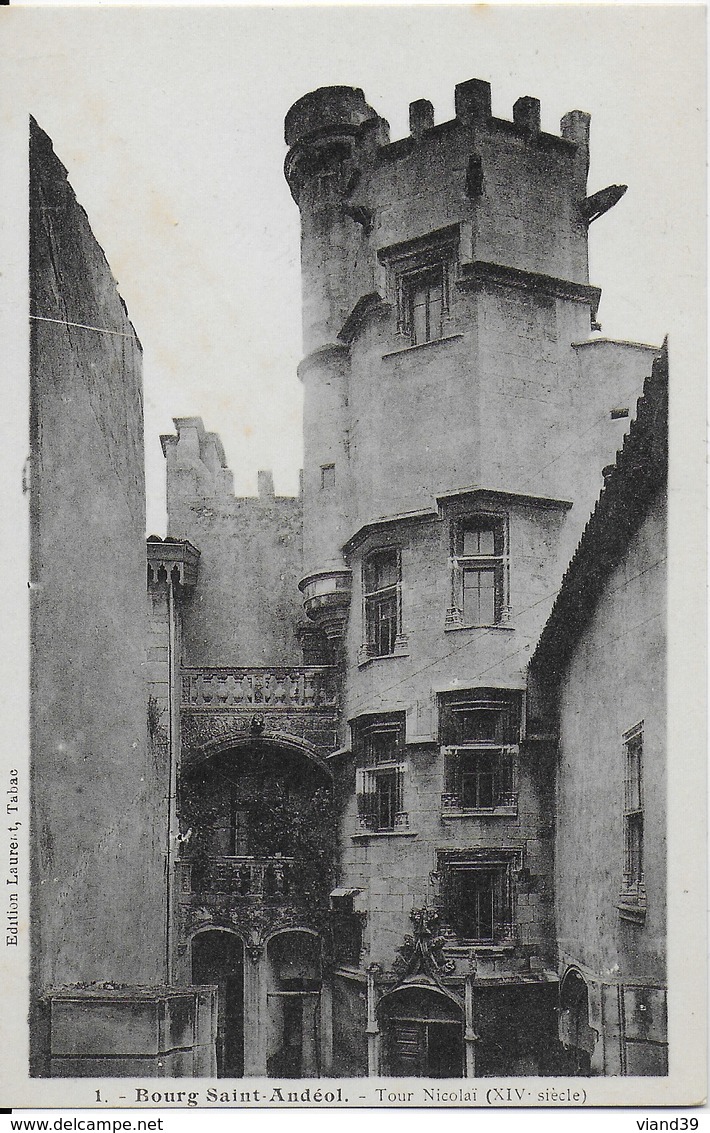 St Andeol - Tour Nicolaï (XIVe Siècle) - Bourg-Saint-Andéol