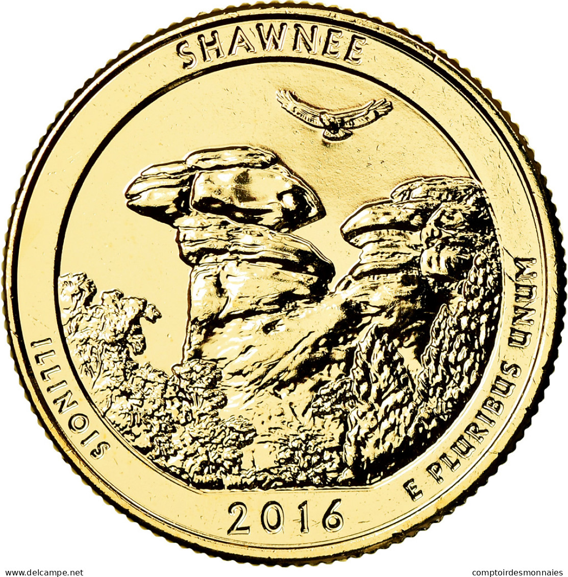 Monnaie, États-Unis, Quarter, 2016, Denver, SPL, Copper-Nickel Clad Copper - 2010-...: National Parks