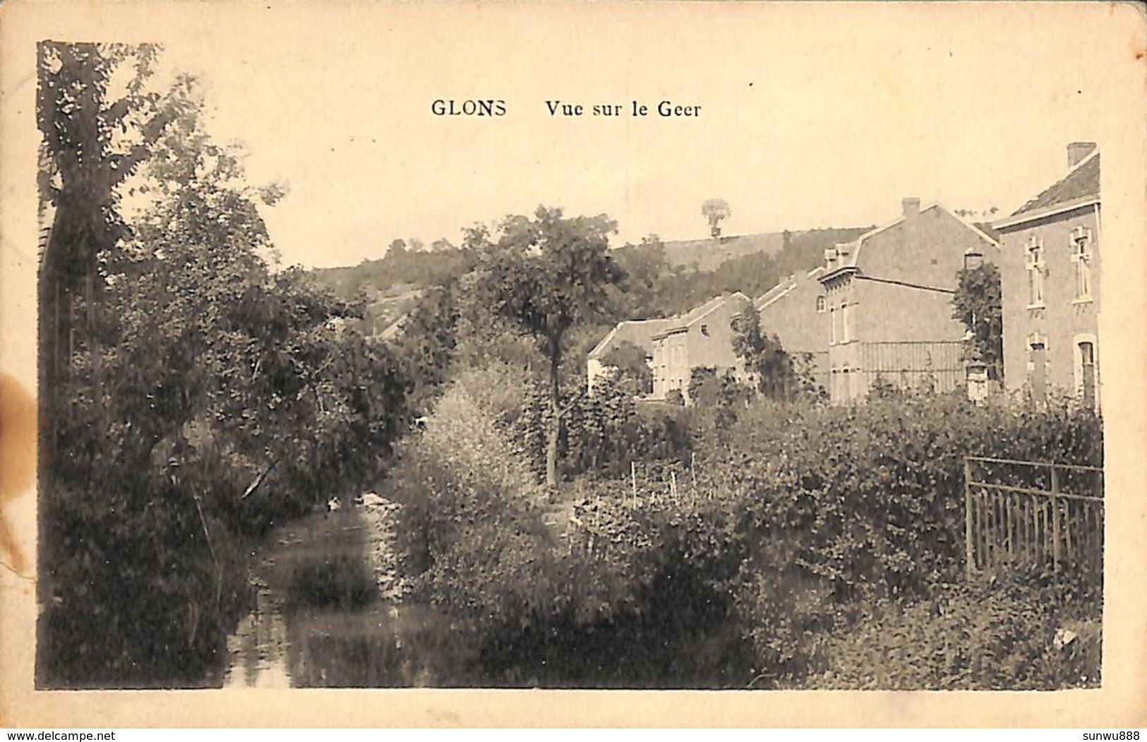 Glons - Vue Sur Le Geer (1925) - Bassenge