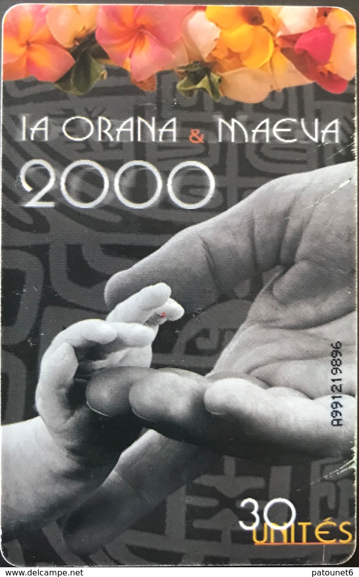 POLYNESIE FRANCAISE  -  PhoneCard  - Maeva 2000  -  30 Unités  -  PF 93 - Polynésie Française