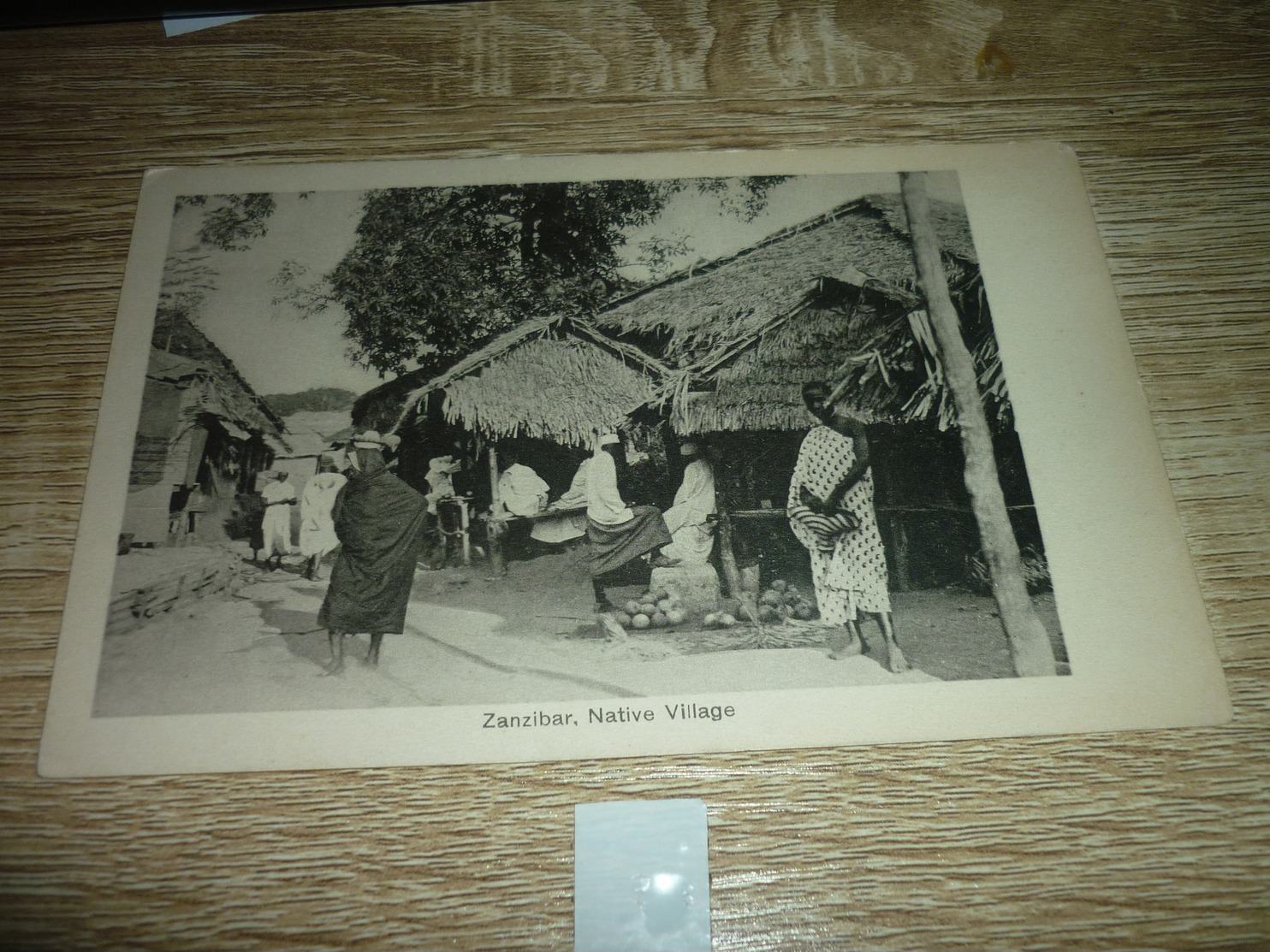 Carte Postale  Afrique Zanzibar Native Village Animée - Tanzania