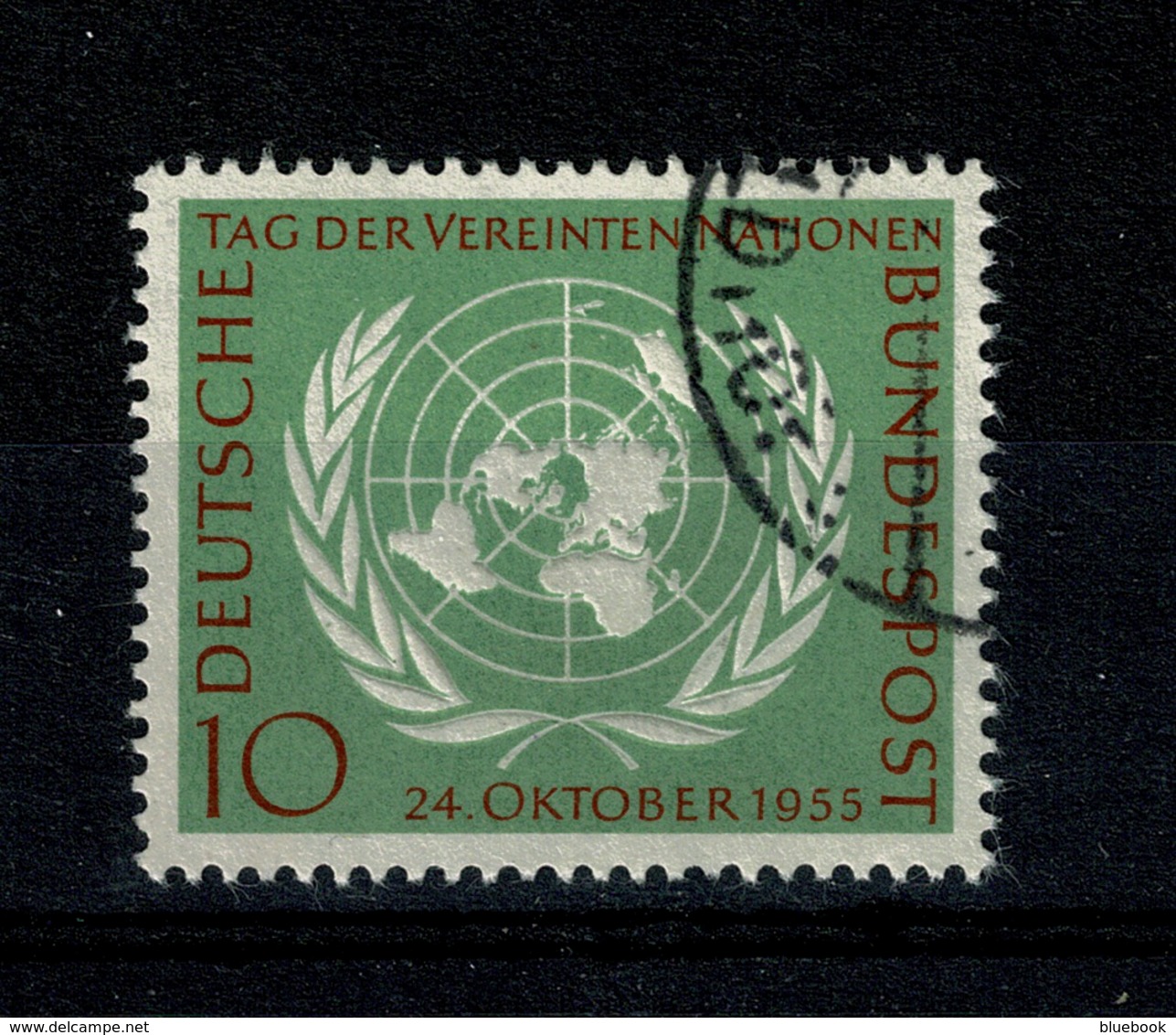 Ref 1361 - Germany 1955  - SG 1147  10pf Fine Used Stamp - U.N. Day- Cat £6.25+ - Oblitérés