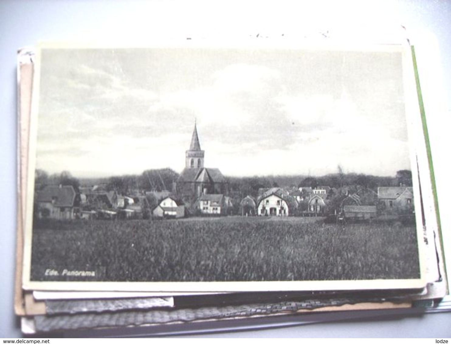 Nederland Holland Pays Bas Ede Panorama Met Kerk - Ede