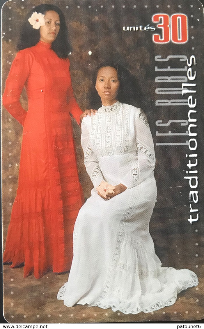 POLYNESIE FRANCAISE  -  PhoneCard  - Robes, Traditionnelles - Ute  -  30 Unités  - PF 101 - Polynésie Française