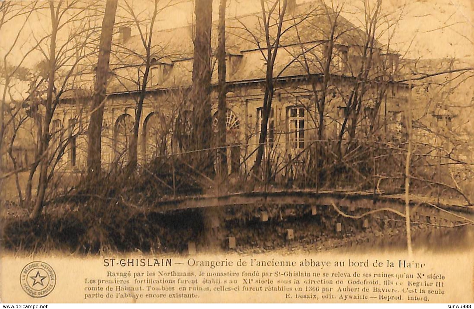 St Ghislain - Orangerie De L'ancienne Abbaye Au Bord De La Haine - Saint-Ghislain