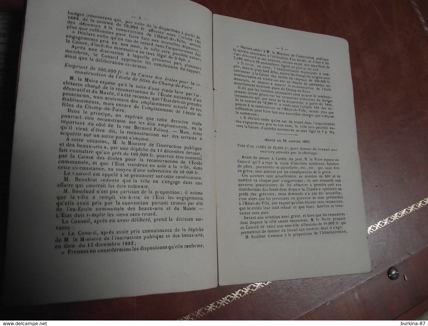 ALMANACH, annuaire LIMOUSIN, 1885, cour d'appel et diocèse de Limoges