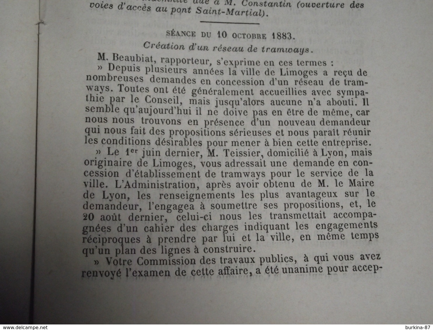 ALMANACH, annuaire LIMOUSIN, 1885, cour d'appel et diocèse de Limoges