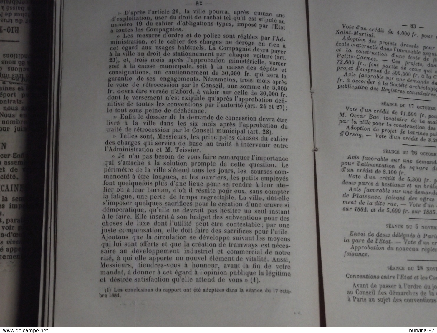 ALMANACH, annuaire LIMOUSIN, 1885, cour d'appel et diocèse de Limoges