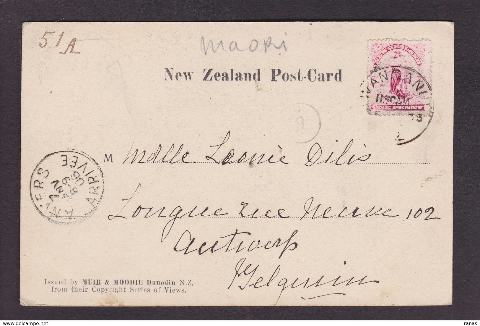 CPA Nouvelle Zélande Maori Circulé Type Ethnic Fétiche Totem - New Zealand