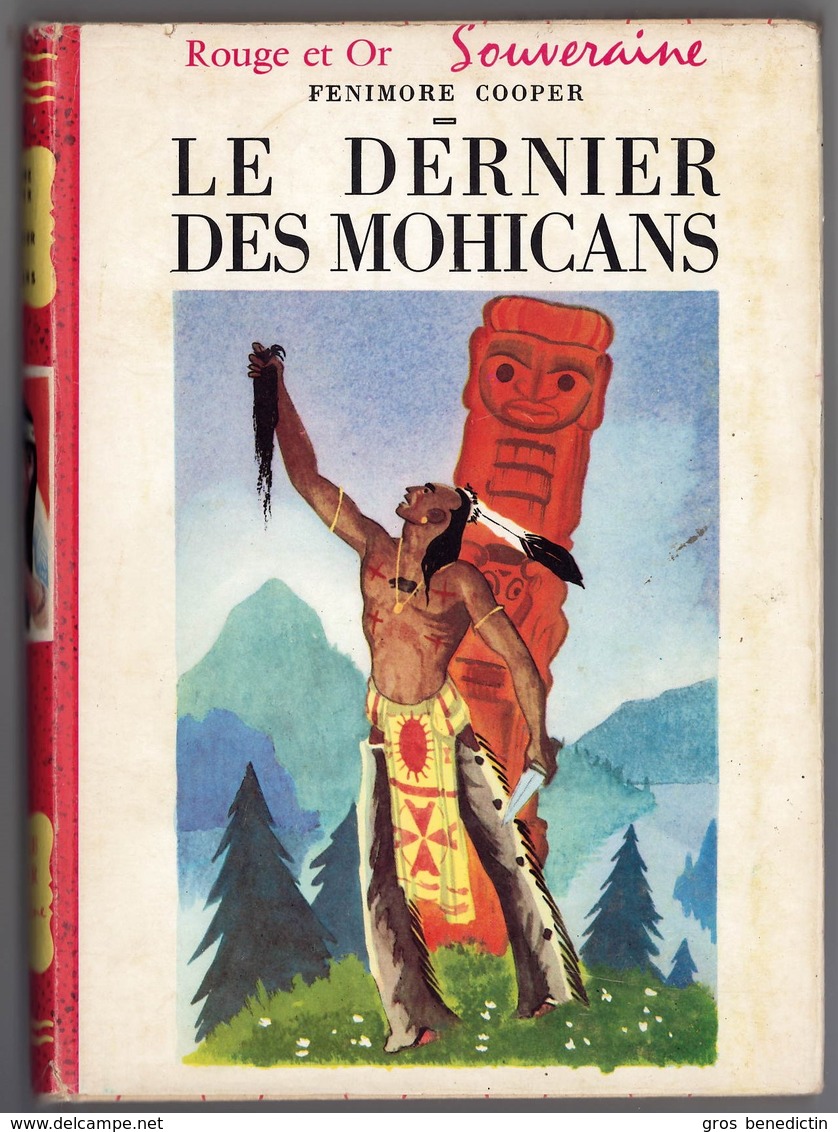 G.P. Rouge Et Or Souveraine N°26 - Fenimore Cooper - "Les Dernier Des Mohicans" - 1961 - #Ben&Souv&Div - Bibliotheque Rouge Et Or