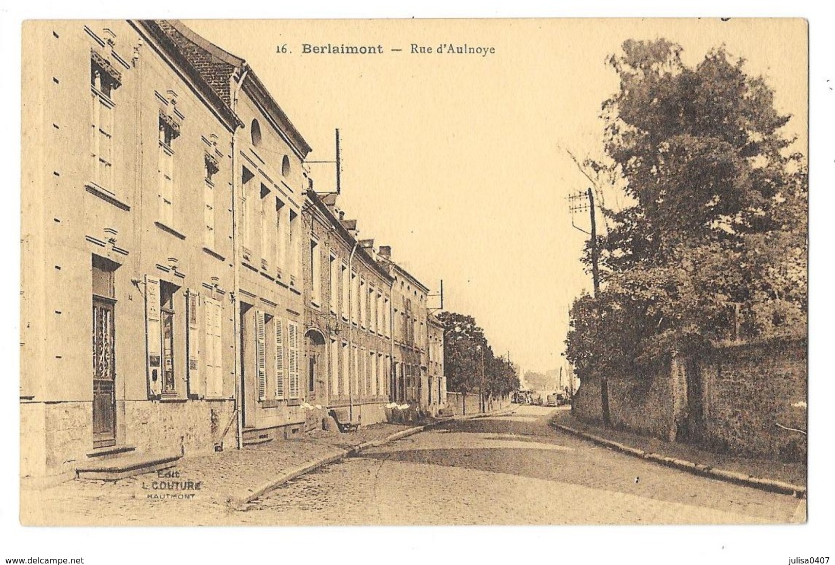 BERLAIMONT (59) Rue D'Aulnoye - Berlaimont