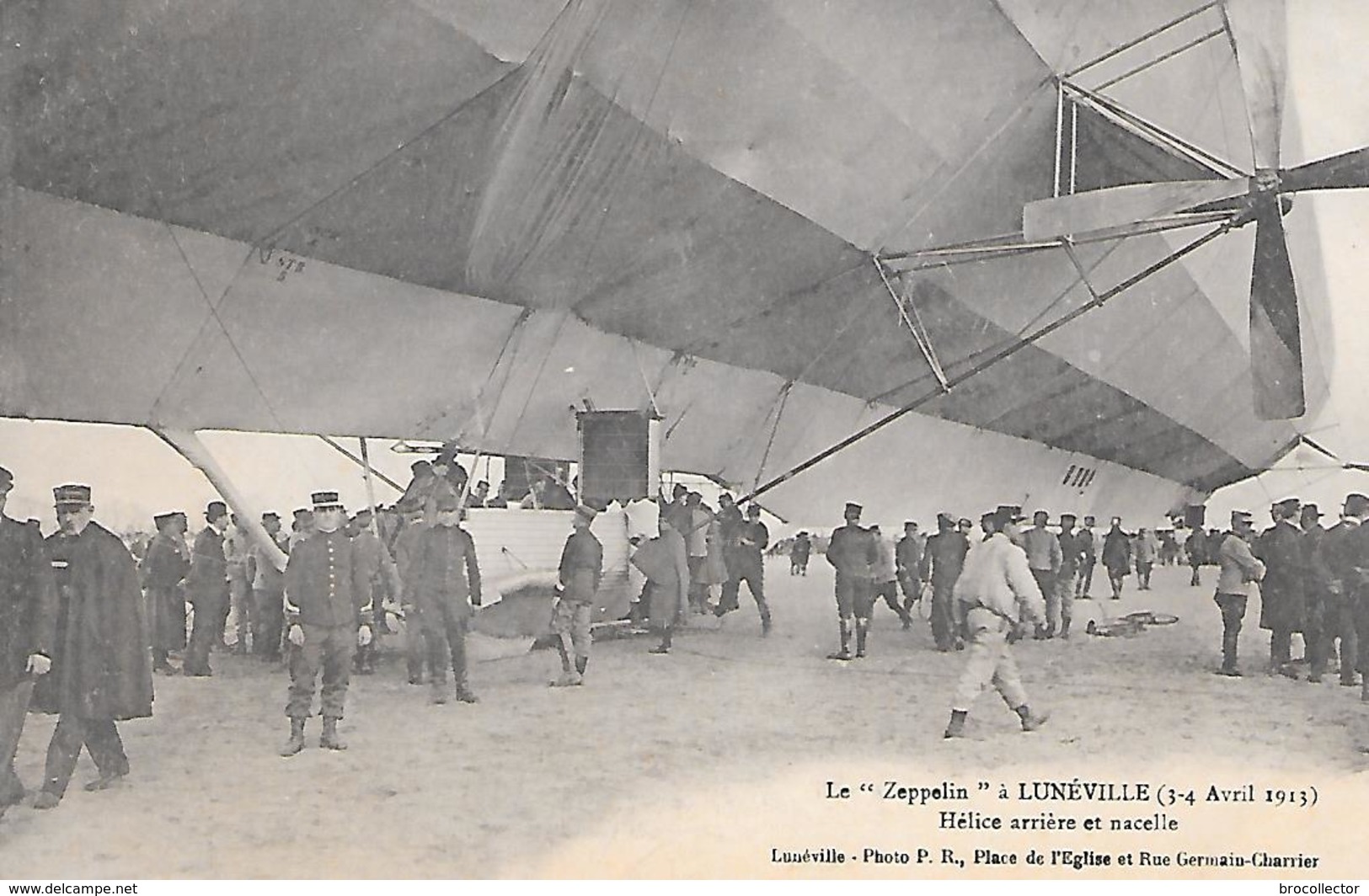 LUNEVILLE  ( 54 ) - Le Zeppelin Les 3 Et 4 Avril 1913 - Dirigibili