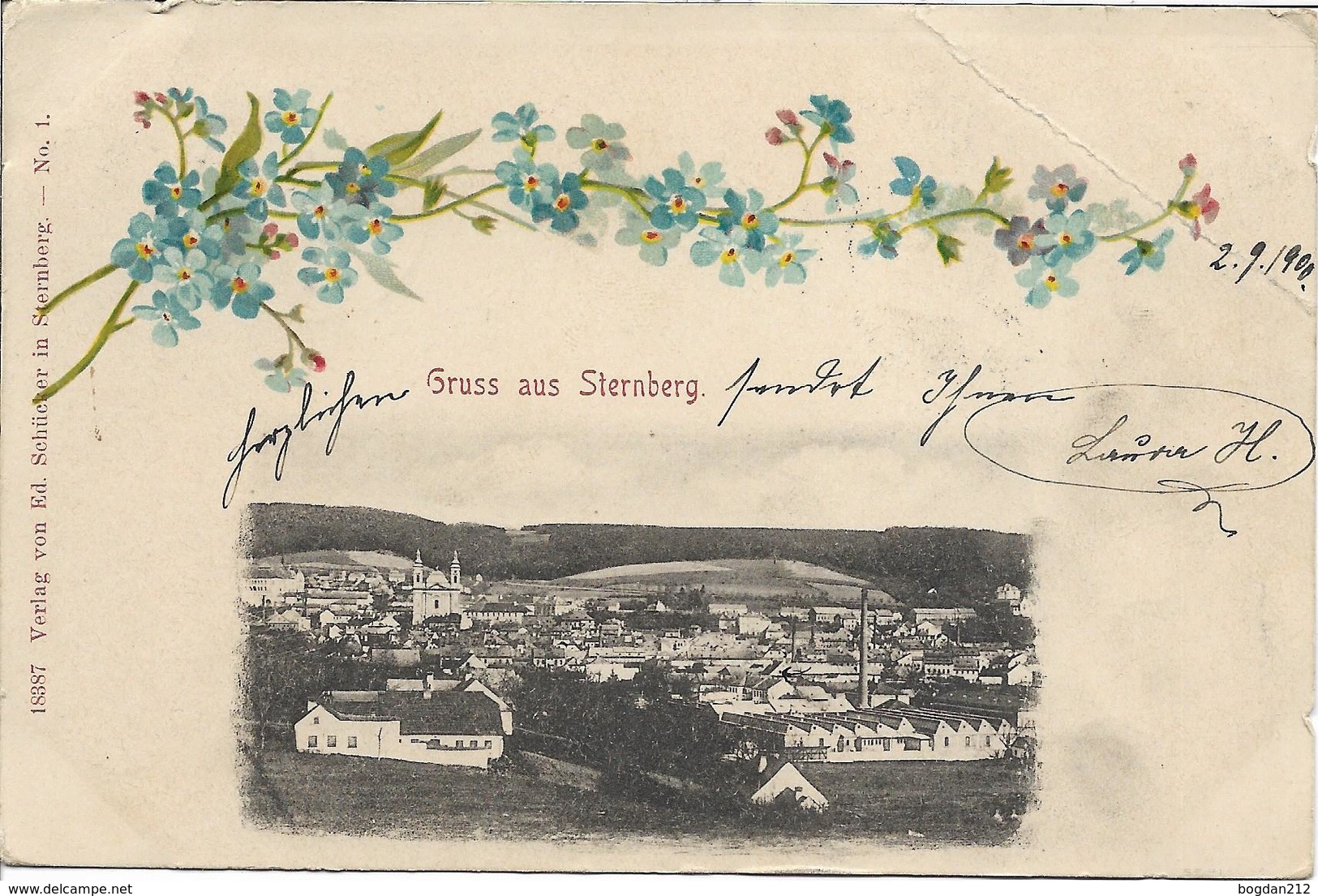 1900 - STERNBERK  Sternberg , Gute Zustand ( 1 Knick), 2 Scan - Tchéquie