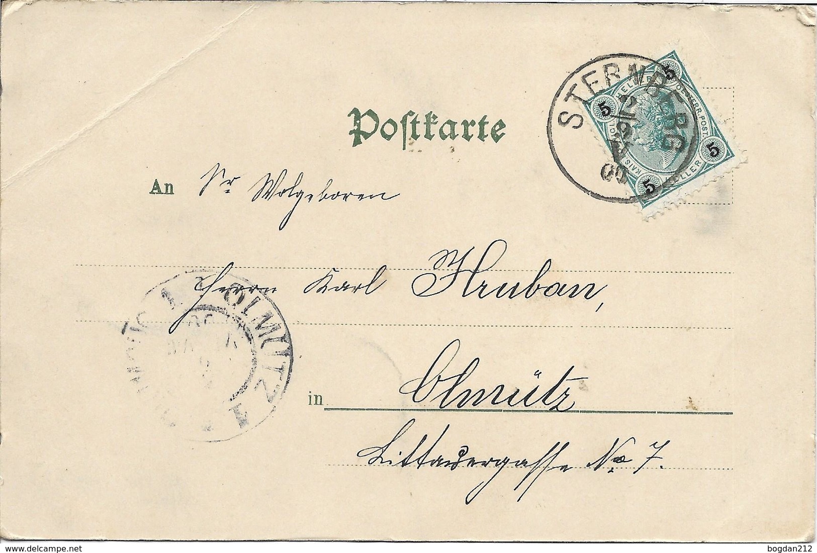 1900 - STERNBERK  Sternberg , Gute Zustand ( 1 Knick), 2 Scan - Tchéquie