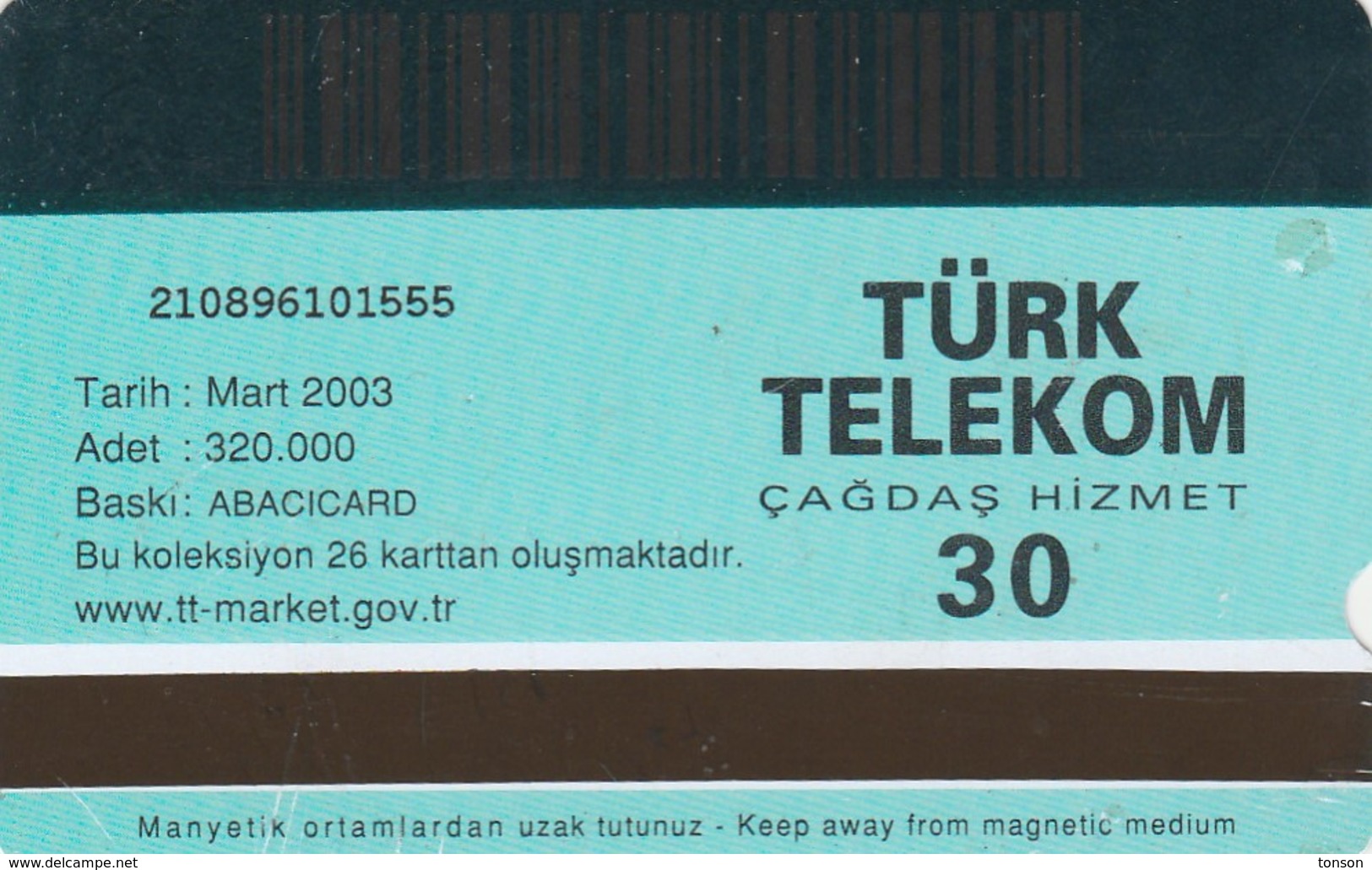 Turkey, TR-TT-N-350, Müren, Sea Creatures, Fish, 2 Scans. - Turkey