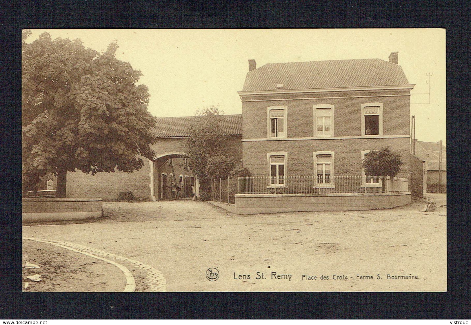 LENS-SAINT-REMY - Place Des Croix - Ferme S. BOURMANNE - Non Circulé - Not Circulated - Nicht Gelaufen. - Hannut