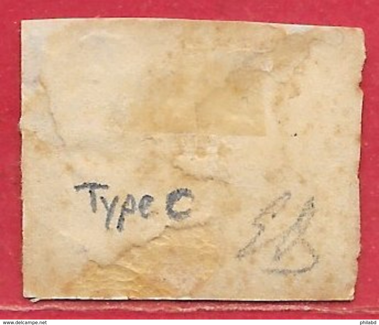 Egypte - Suez N°4 40c Rouge 1868 (authentique/genuine, Type C) (*) - 1866-1914 Khédivat D'Égypte