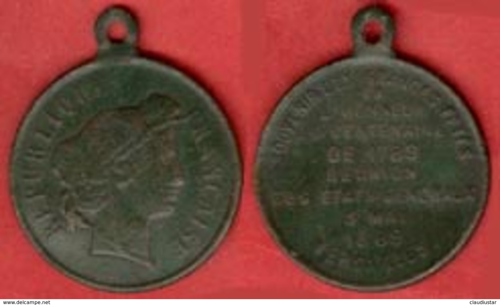 ** MEDAILLE  CENTENAIRE  1789  REUNION  Des  ETATS  GENERAUX  1889  -  VERSAILLES ** - Altri & Non Classificati