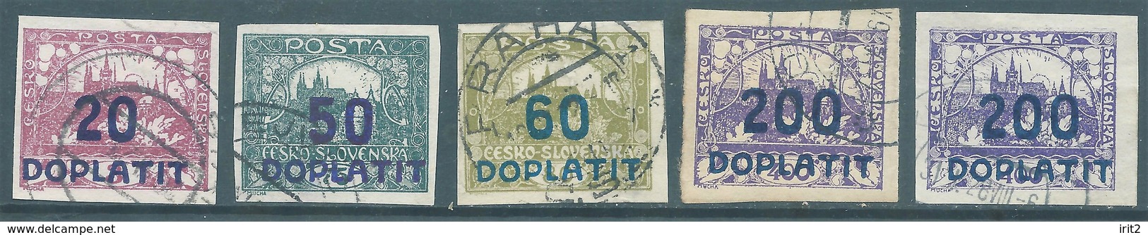 Czechoslovakia CECOSLOVACCHIA. 1919 Doplatit Stamps Used - Timbres De Service