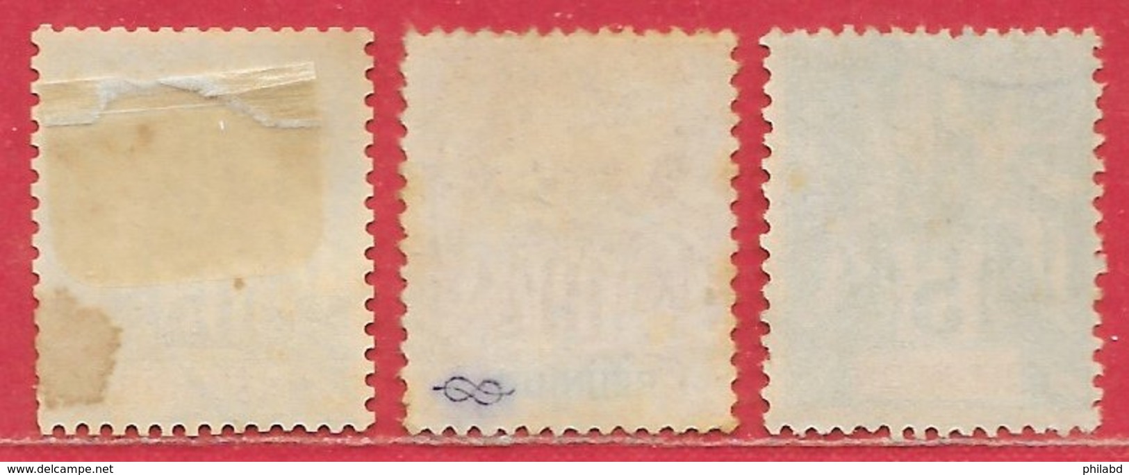 Réunion N°46 à 48 1900-05 O - Used Stamps