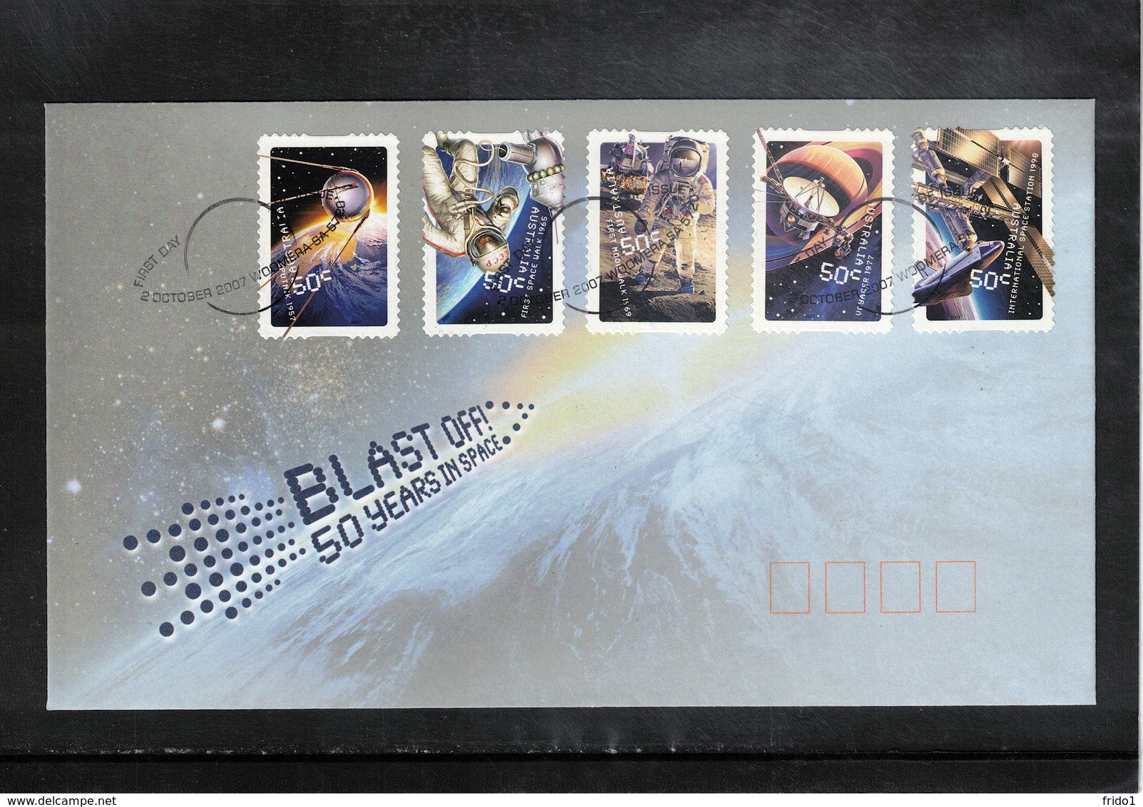 Australia 2007 Space / Raumfahrt 50 Years In Space FDC - Oceania