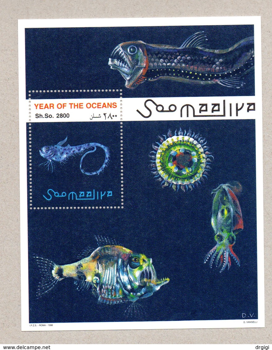 SOMALIA, 1998 - FOGLIETTO - SOUVENIR SHEET - OCEANI - OCEANS - MNH** - Somalia (1960-...)