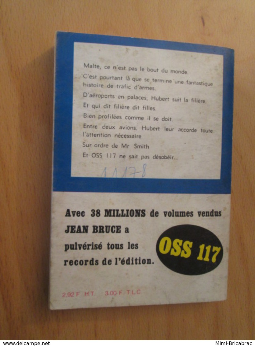 POL2013/2 PRESSES DE LA CITE N°185  / OSS 117 HALTE A MALTE  édition De 1965 - Presses De La Cité