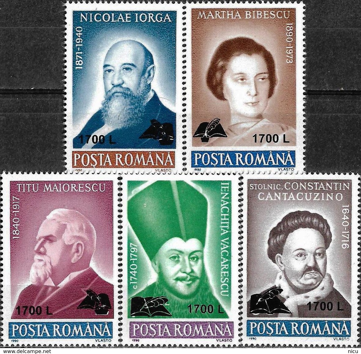 2000 - ANNIVERSARIES - PERSONALITY - OVERPRINT - Nuovi