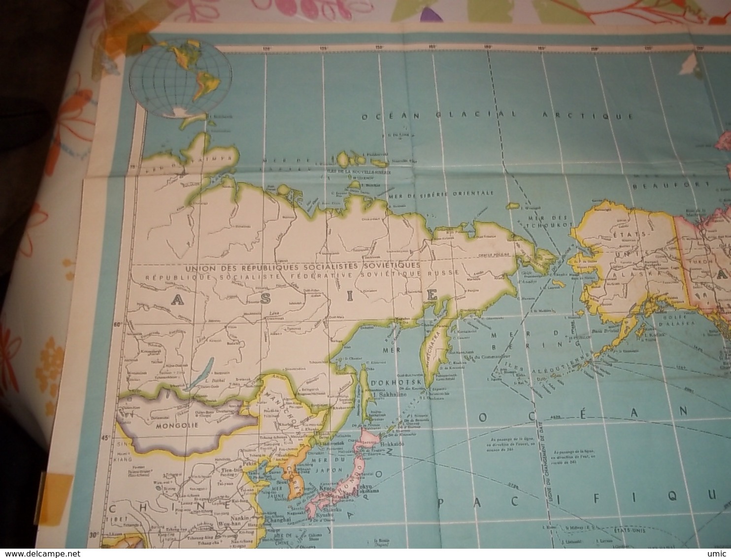 . Carte Internationale Du Monde Par C.S HAMMOND ET Cie. Année 1957. - Geographical Maps