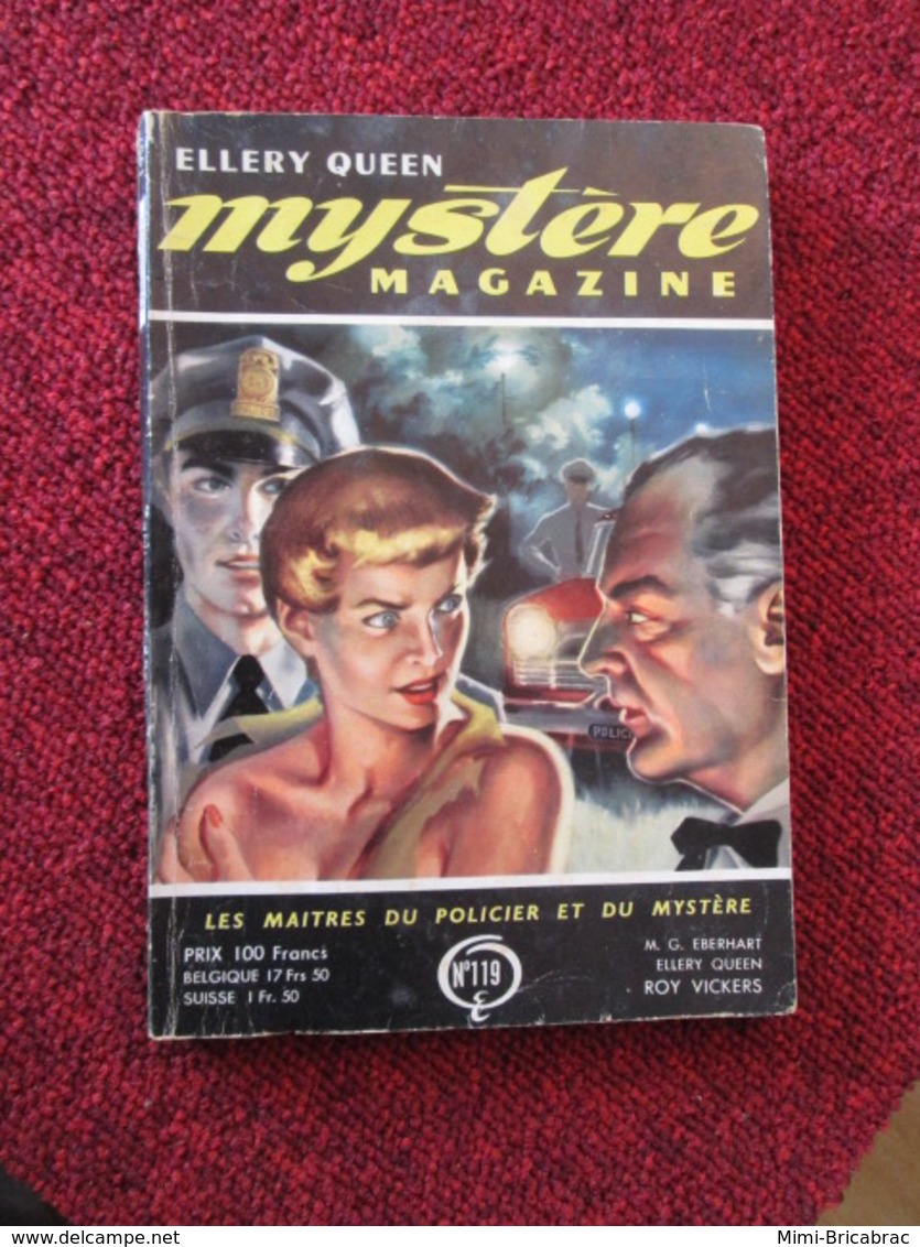 POL2013/4 OPTA / ELLERY QUEEN  DETECTIVE MAGAZINE N° 119 De 1957 - Opta - Ellery Queen Magazine
