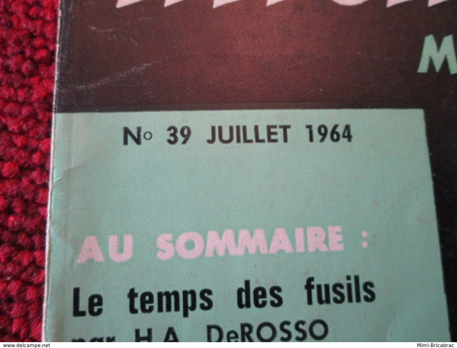 POL2013/4 OPTA / ALFRED HITCHCOCK  MAGAZINE LA REVUE DU SUSPENSE N°39 DE 1964 - Opta - Hitchcock Magazine