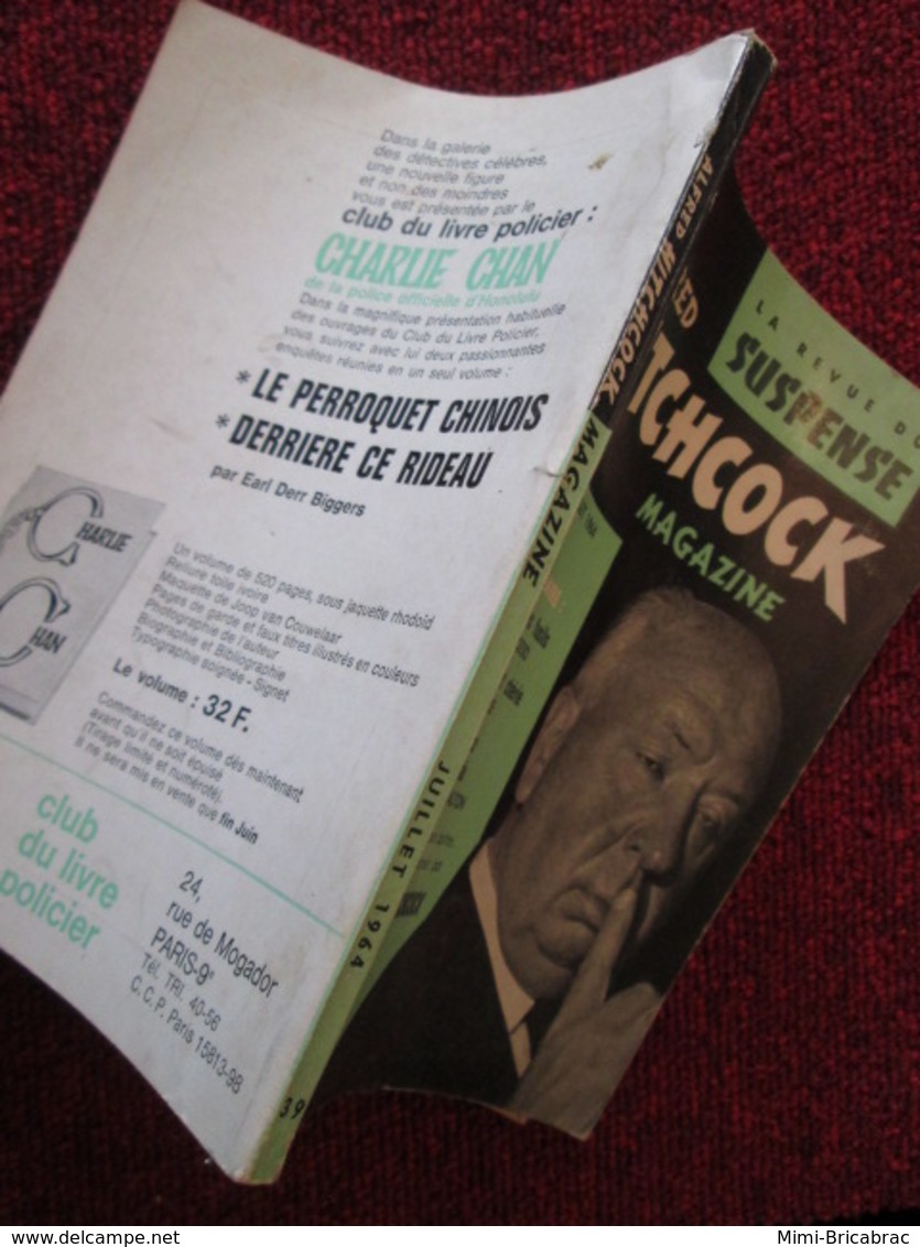 POL2013/4 OPTA / ALFRED HITCHCOCK  MAGAZINE LA REVUE DU SUSPENSE N°39 DE 1964 - Opta - Hitchcock Magazine