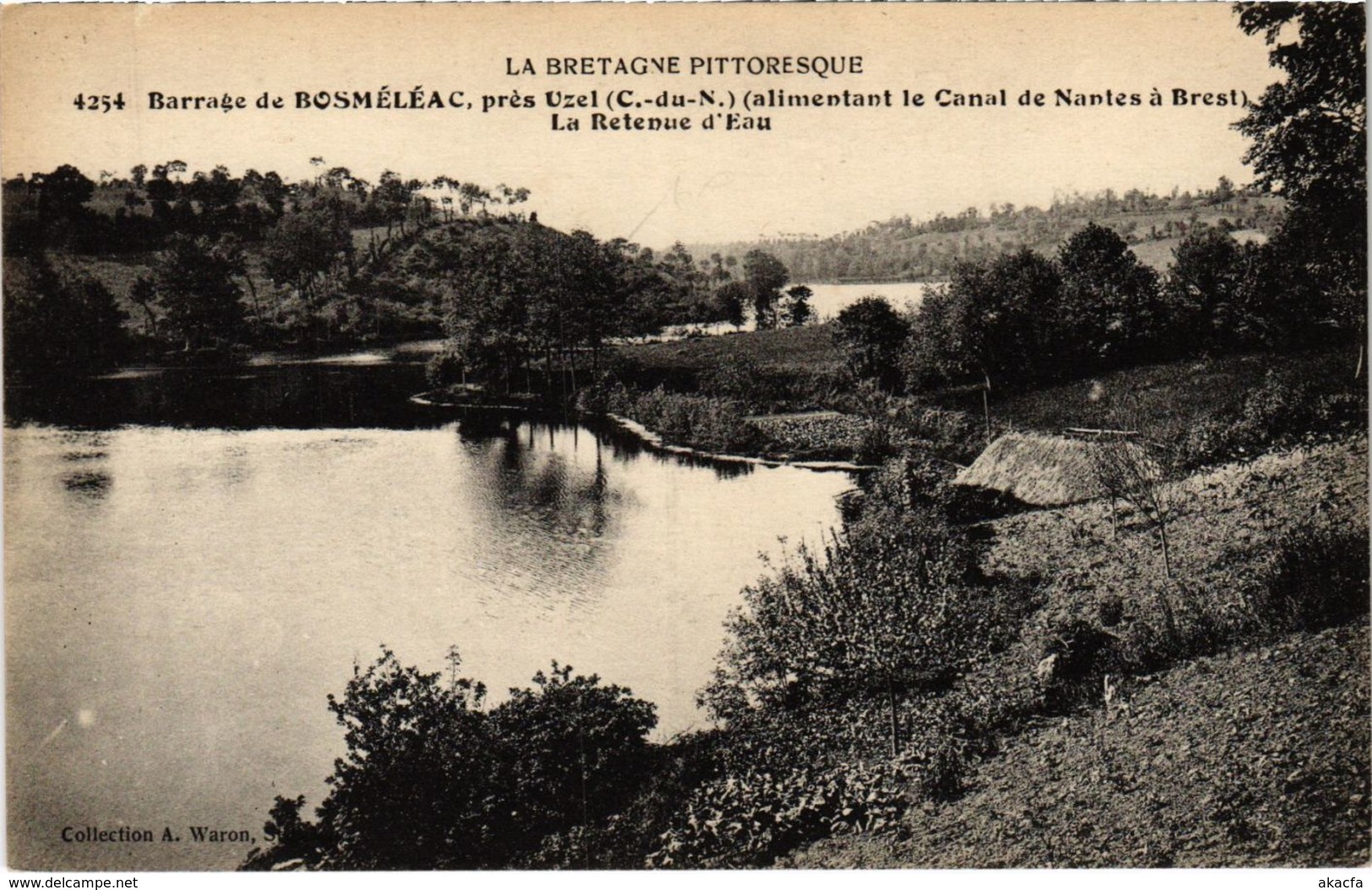 CPA Barrage De Bosmeleac Pres Uzel (994266) - Bosméléac