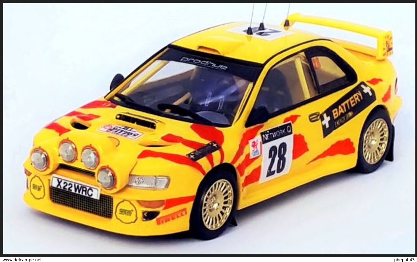 Subaru Impreza WRC - Prodrive - M. Hirvonen/J. Lehtinen - RAC 2002 #28 - Troféu - Trofeu