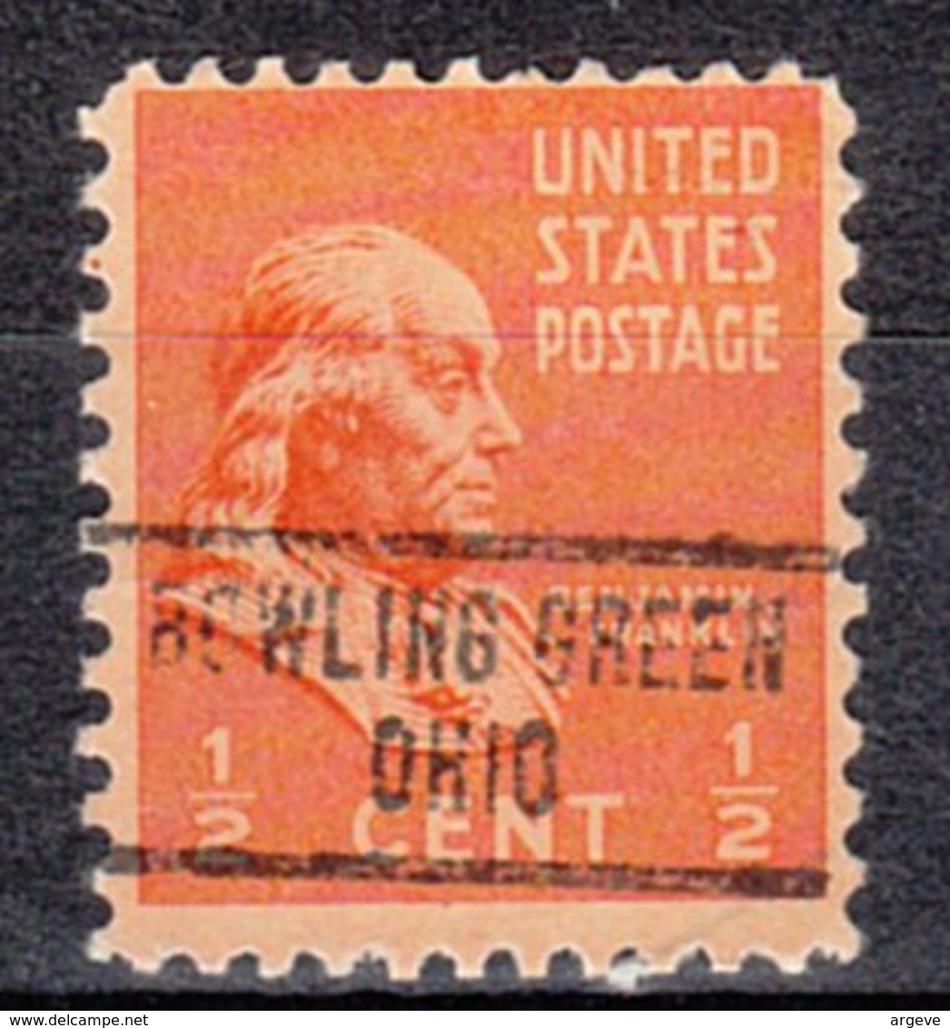 USA Precancel Vorausentwertung Preo, Locals Ohio, Bowling Green 734 - Vorausentwertungen