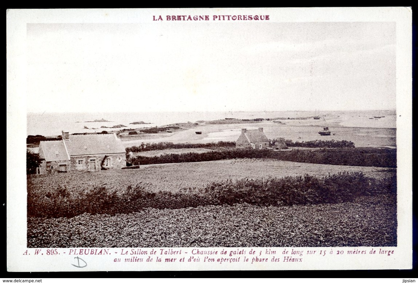 Cpa Du 22 Pleubian Le Sillon De Talberg Chaussée De Galets  - Phare Des Héaux   AVR20-161 - Pleubian