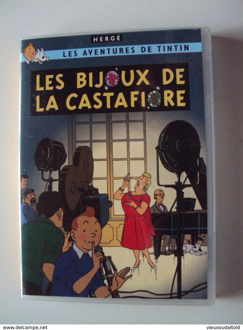 2 X  DVD  TINTIN   "LES BIJOUX DE LA CASTAFIORE"  Et  " LES CIGARES DU PHARAON " - Dessin Animé