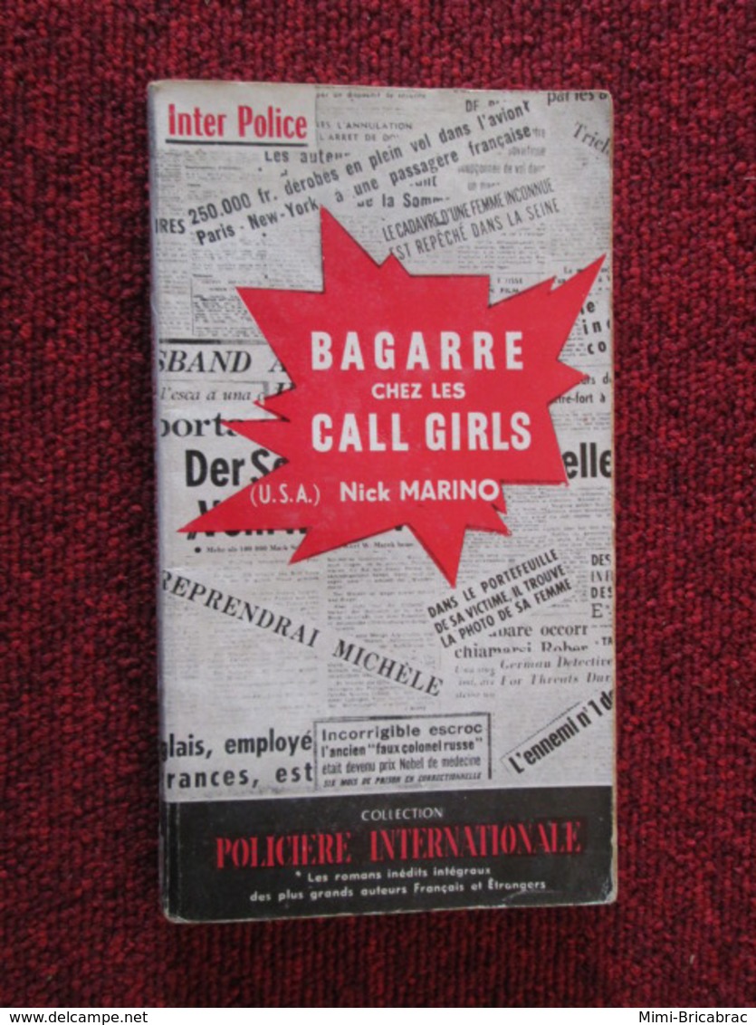 POL2013/4  1959 PRESSES INTERNATIONALES / D YARNELL / BAGARRE CHEZ LES CALL GIRLS - Presses Internationales