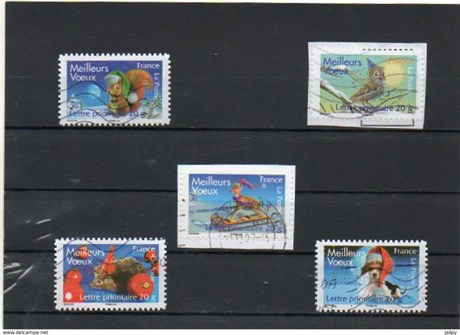 FRANCE    Série Complète 5 Timbres   2007   Y&T: 4120 à 4124    Oblitérés - Other & Unclassified