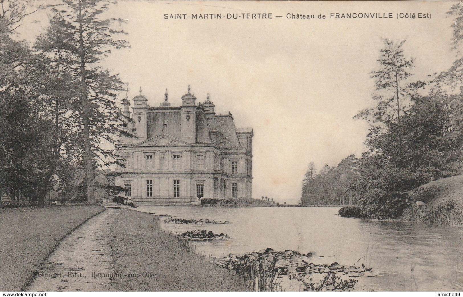 SAINT MARTIN DU TERTRE Château De Franconville (côté Est)  Circulée 1914 - Saint-Martin-du-Tertre