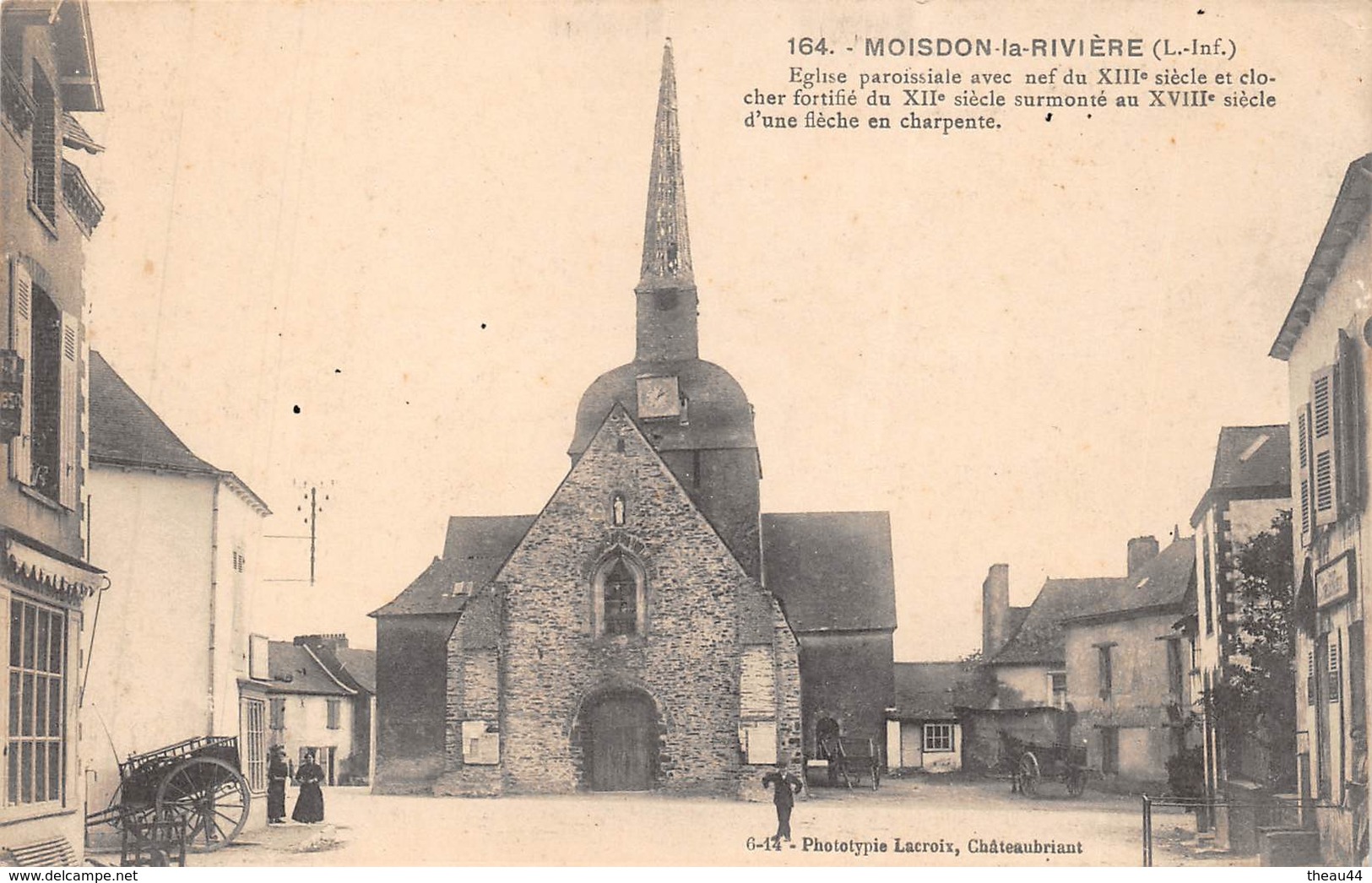 ¤¤    -  MOISDON-la-RIVIERE   -   L'Eglise Paroissiale     -  ¤¤ - Moisdon La Riviere