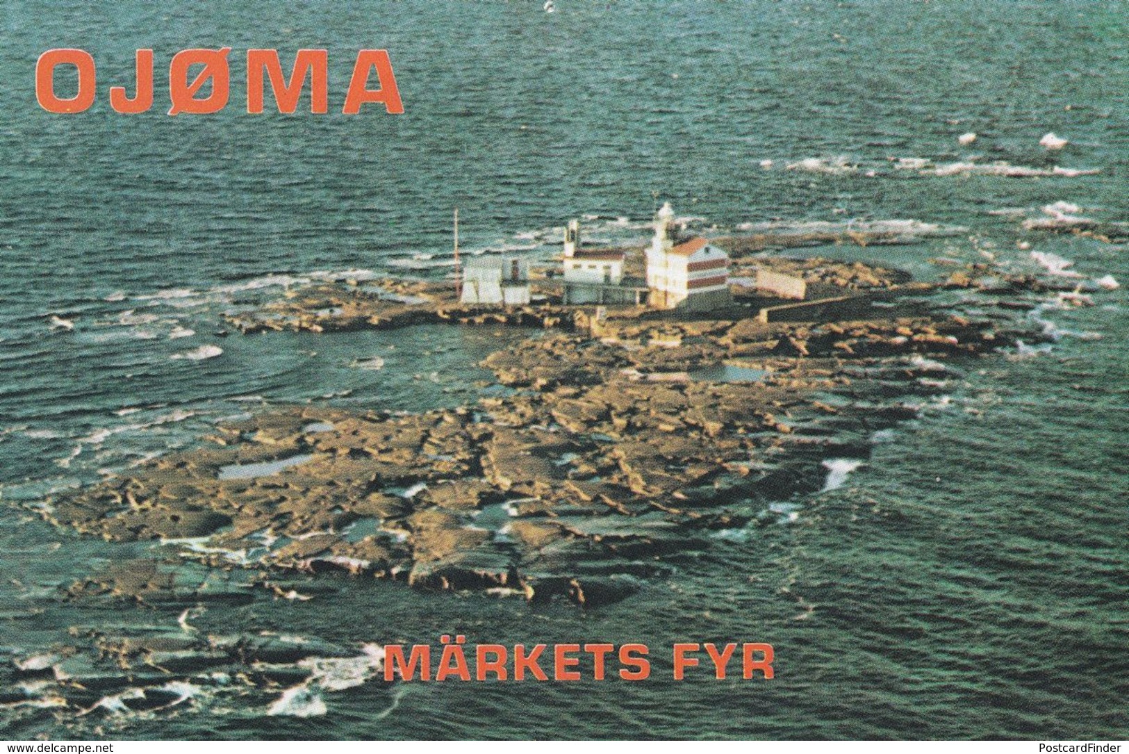 Market Reef Aland Island Sweden QSL Postcard Type Radio Card - Andere & Zonder Classificatie